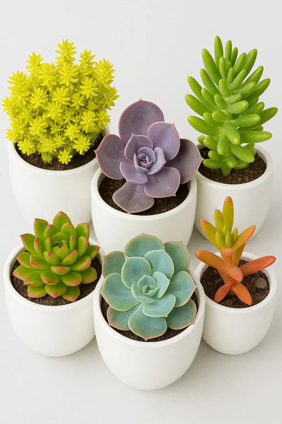 6 Piece - Beautiful Succulents Combos Pack