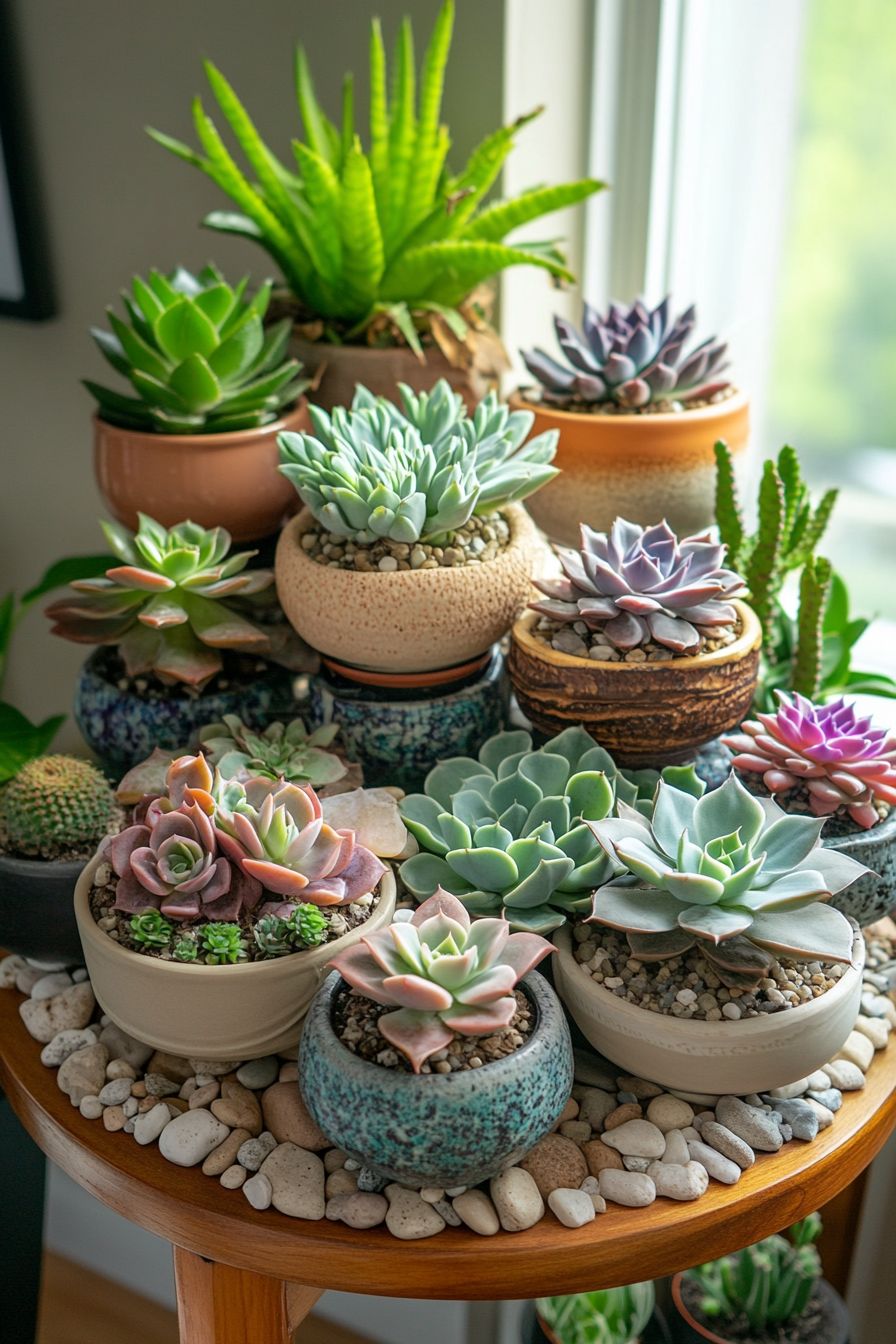 6 Piece - Beautiful Succulents Combos Pack